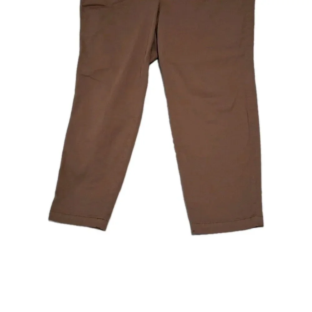 Wrangler 34/32 Relaxed Fit Mens Khaki Pants  Tan Chino Straight Regular Adult - Picture 9 of 16